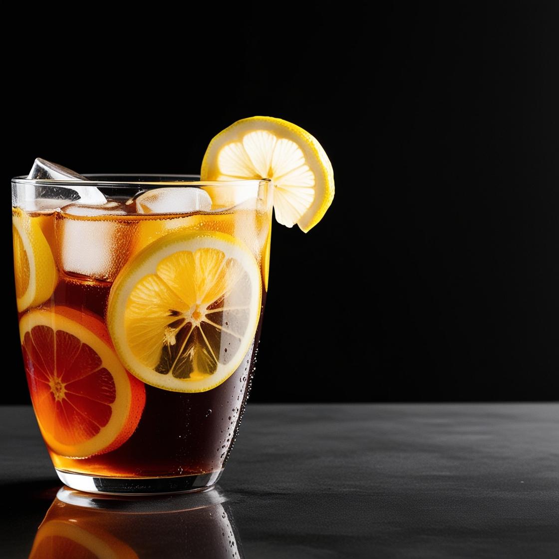 Homemade IceTea Lemon Mandarine