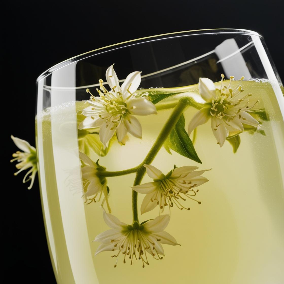 Holunderblütenschorle